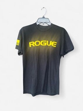 Rogue Black Short Sleeve Tee with Yellow Logo